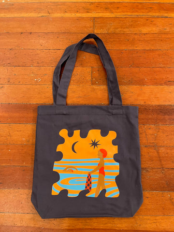 Barry McGee Tote - New Wave Face
