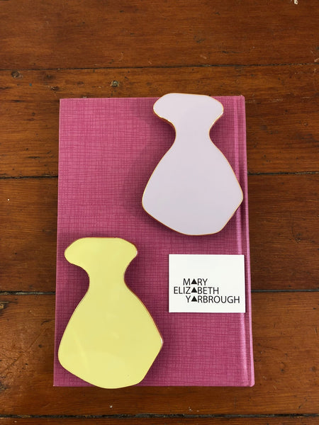 Enamel Pin/Sculpture by Mary Elizabeth Yarbrough - Lavender