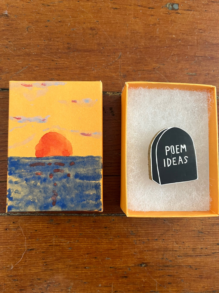 Will Rogan Sunset Club Pin/badge (Poem Ideas)