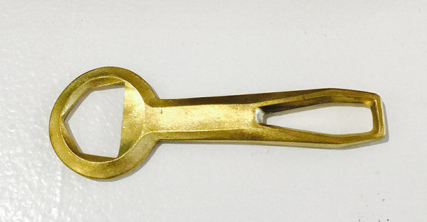 FORT STANDARD BRASS BOTTLE OPENER